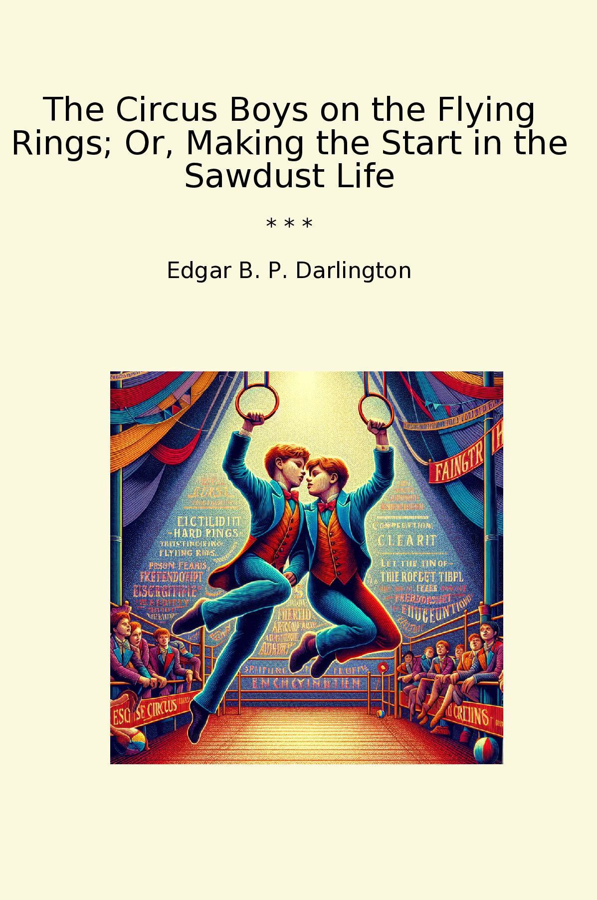 The Circus Boys on the Flying Rings; Or, Making the Start in the Sawdust Life