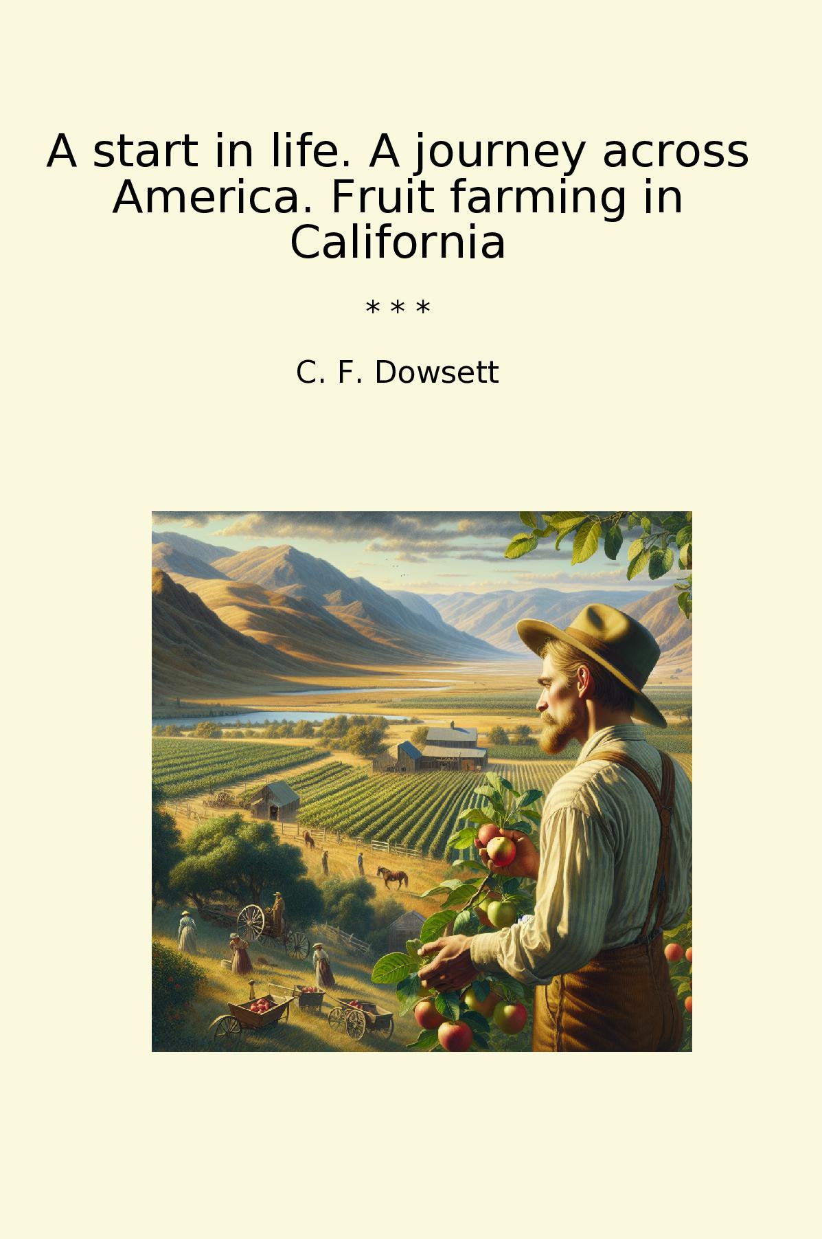 A start in life. A journey across America. Fruit farming in California