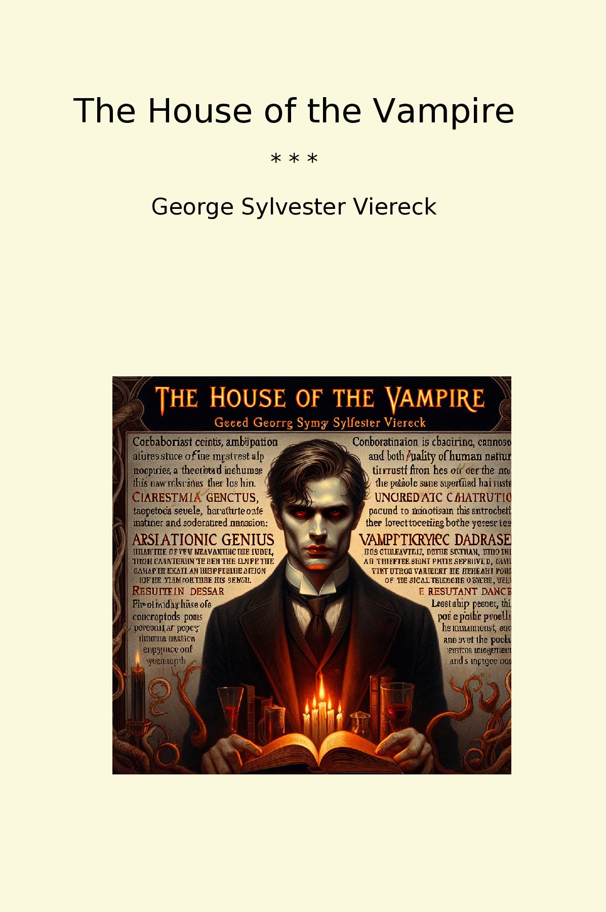The House of the Vampire
