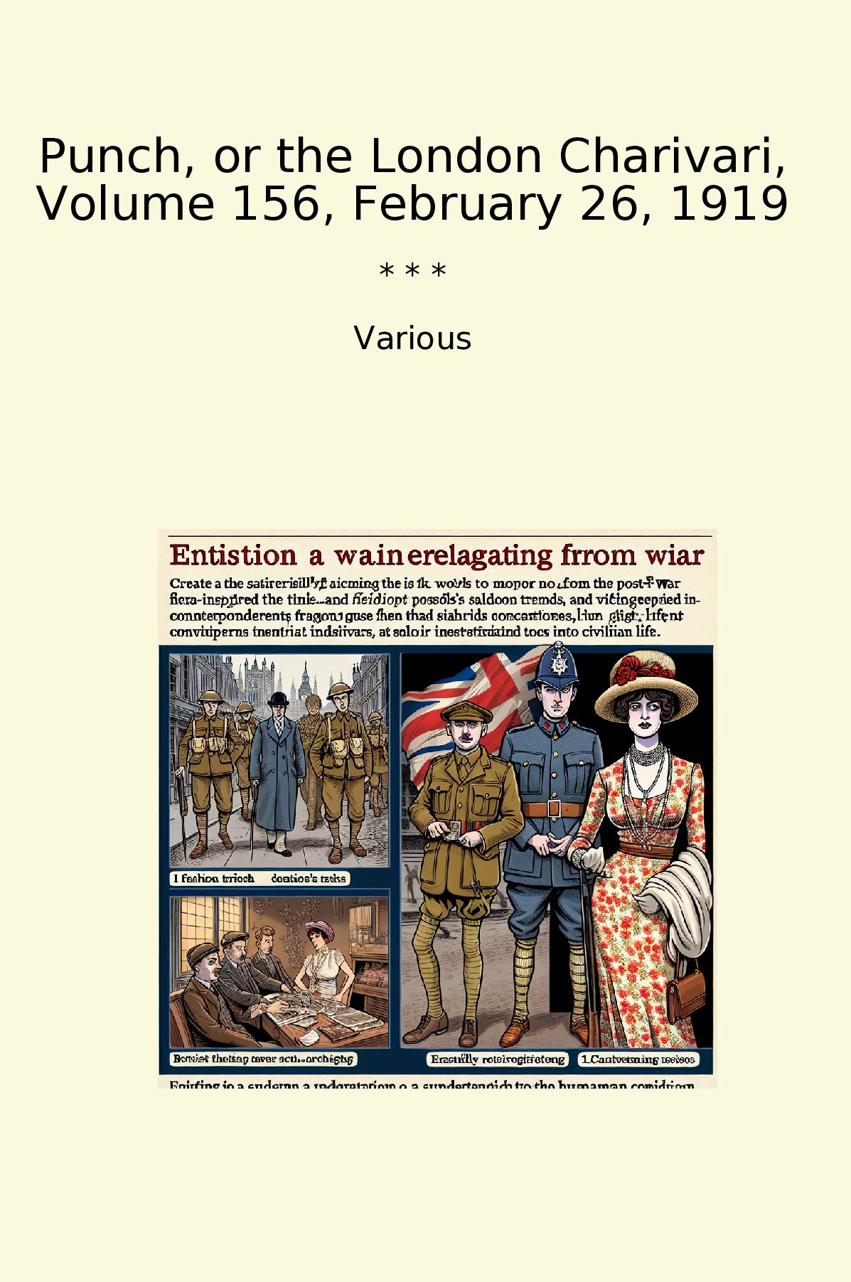 Punch, or the London Charivari, Volume 156, February 26, 1919