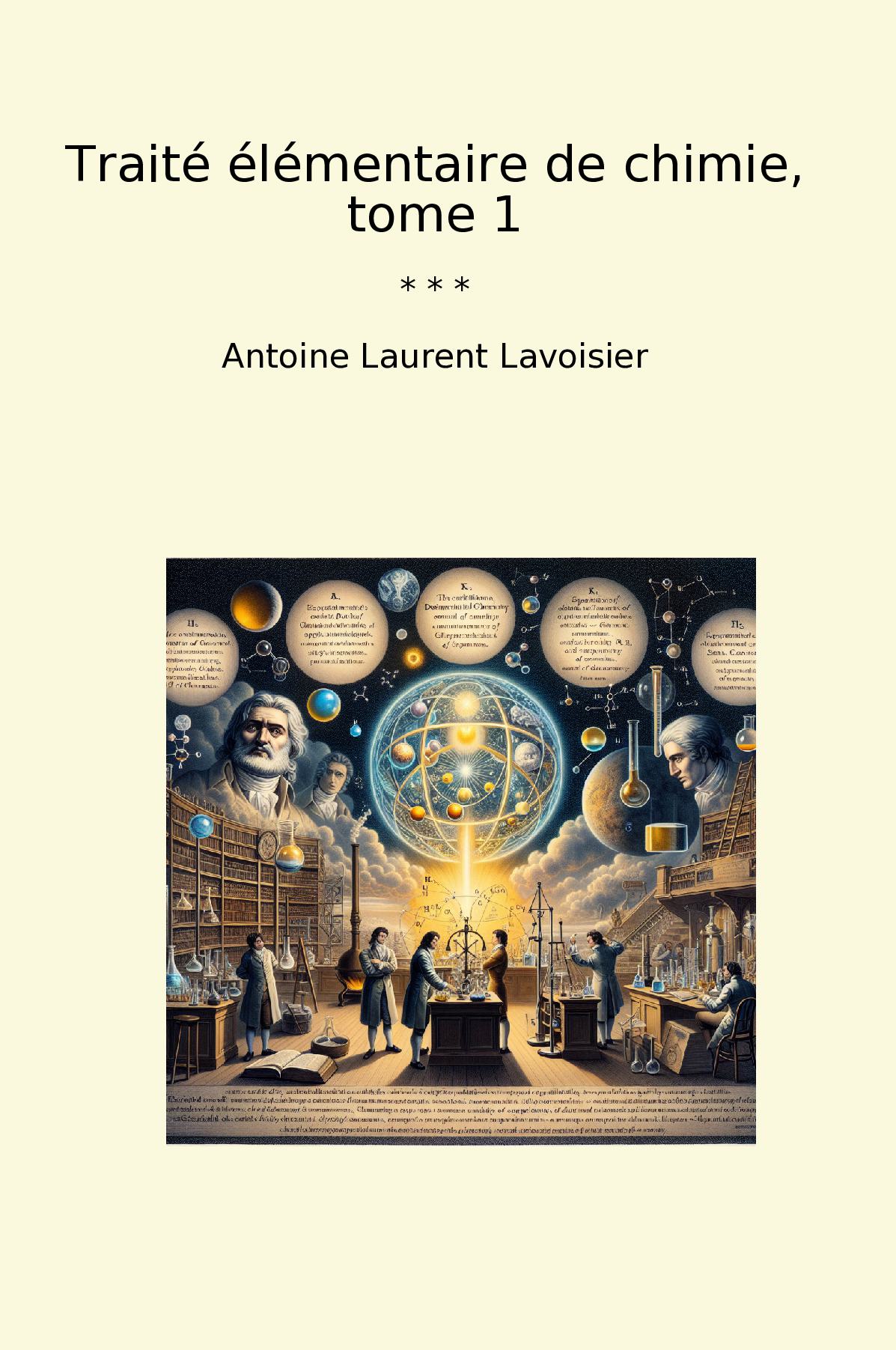 Traité élémentaire de chimie, tome 1