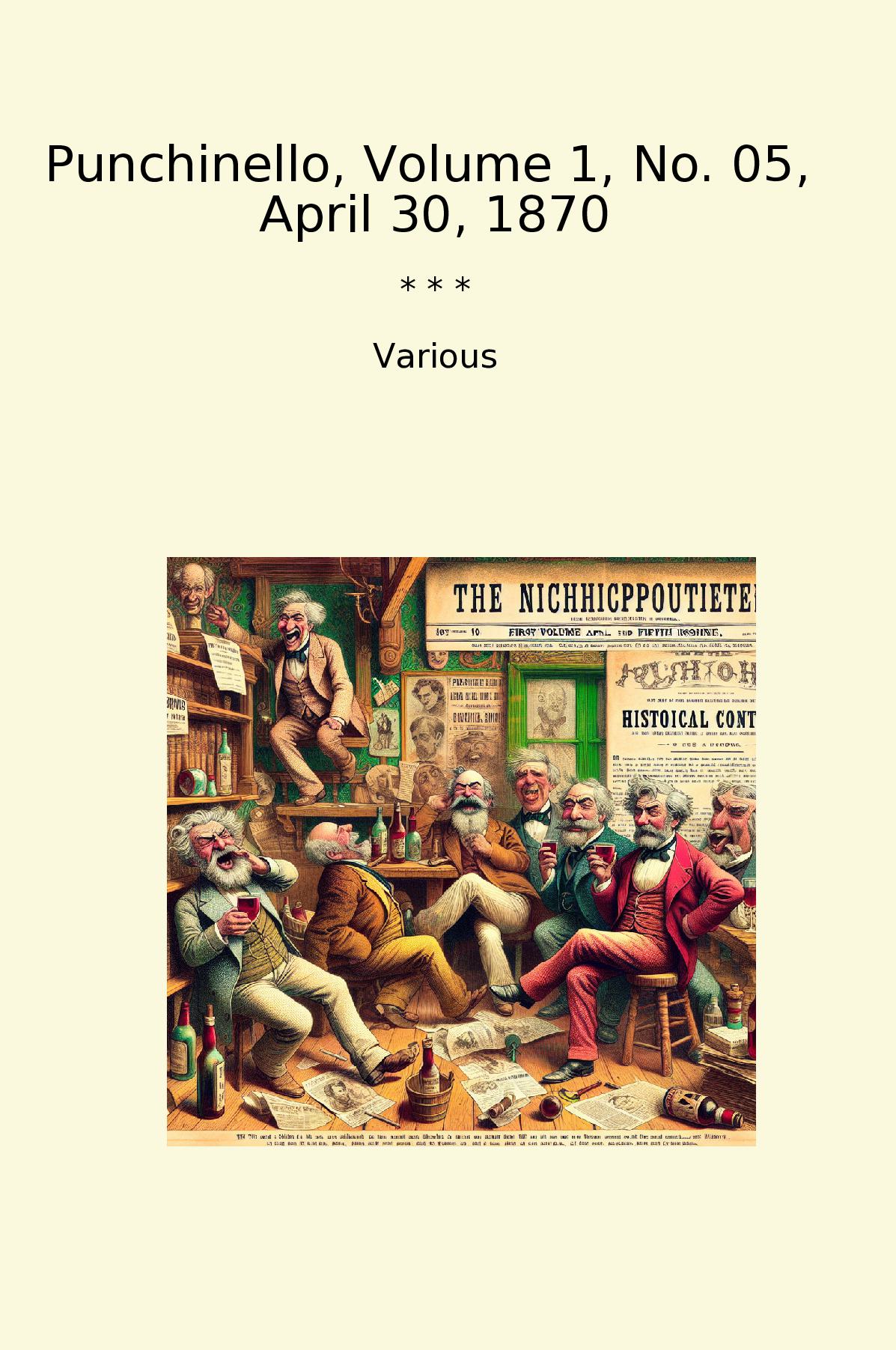 Punchinello, Volume 1, No. 05,  April 30, 1870