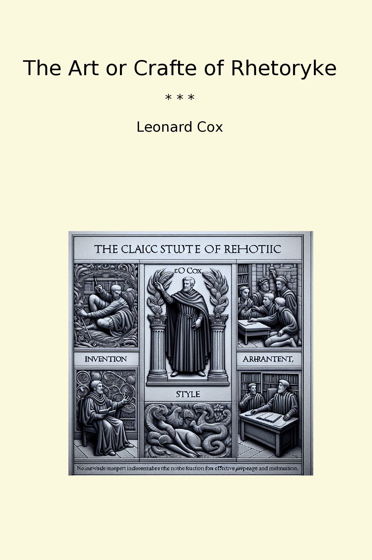 The Art or Crafte of Rhetoryke