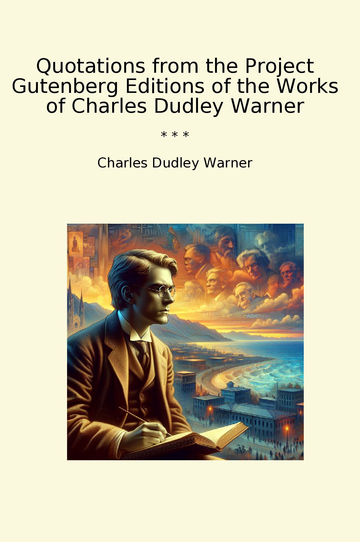 Quotations from the Project Gutenberg Editions of the Works of Charles Dudley Warner