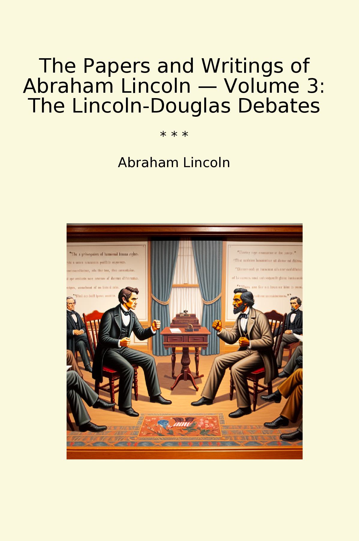 The Papers and Writings of Abraham Lincoln — Volume 3: The Lincoln-Douglas Debates
