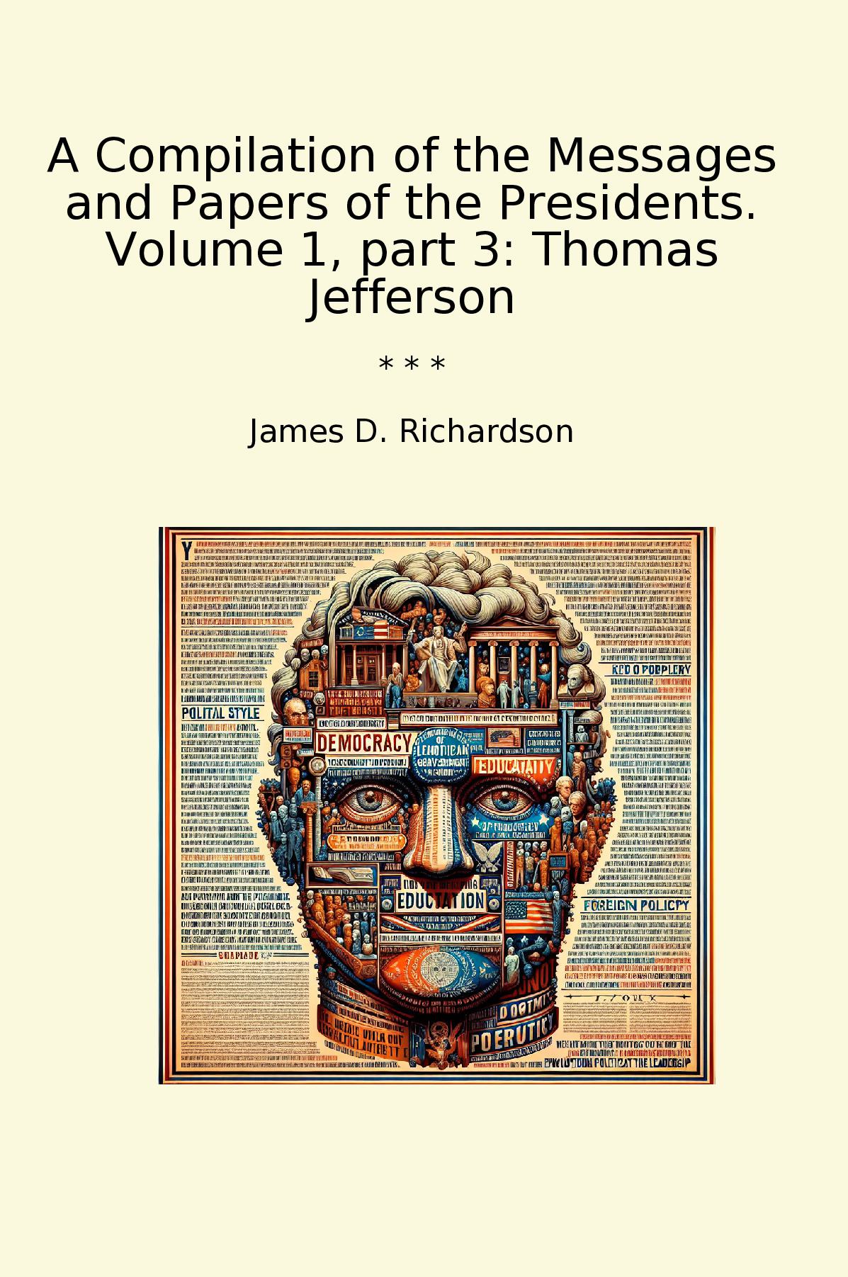 A Compilation of the Messages and Papers of the Presidents. Volume 1, part 3: Thomas Jefferson
