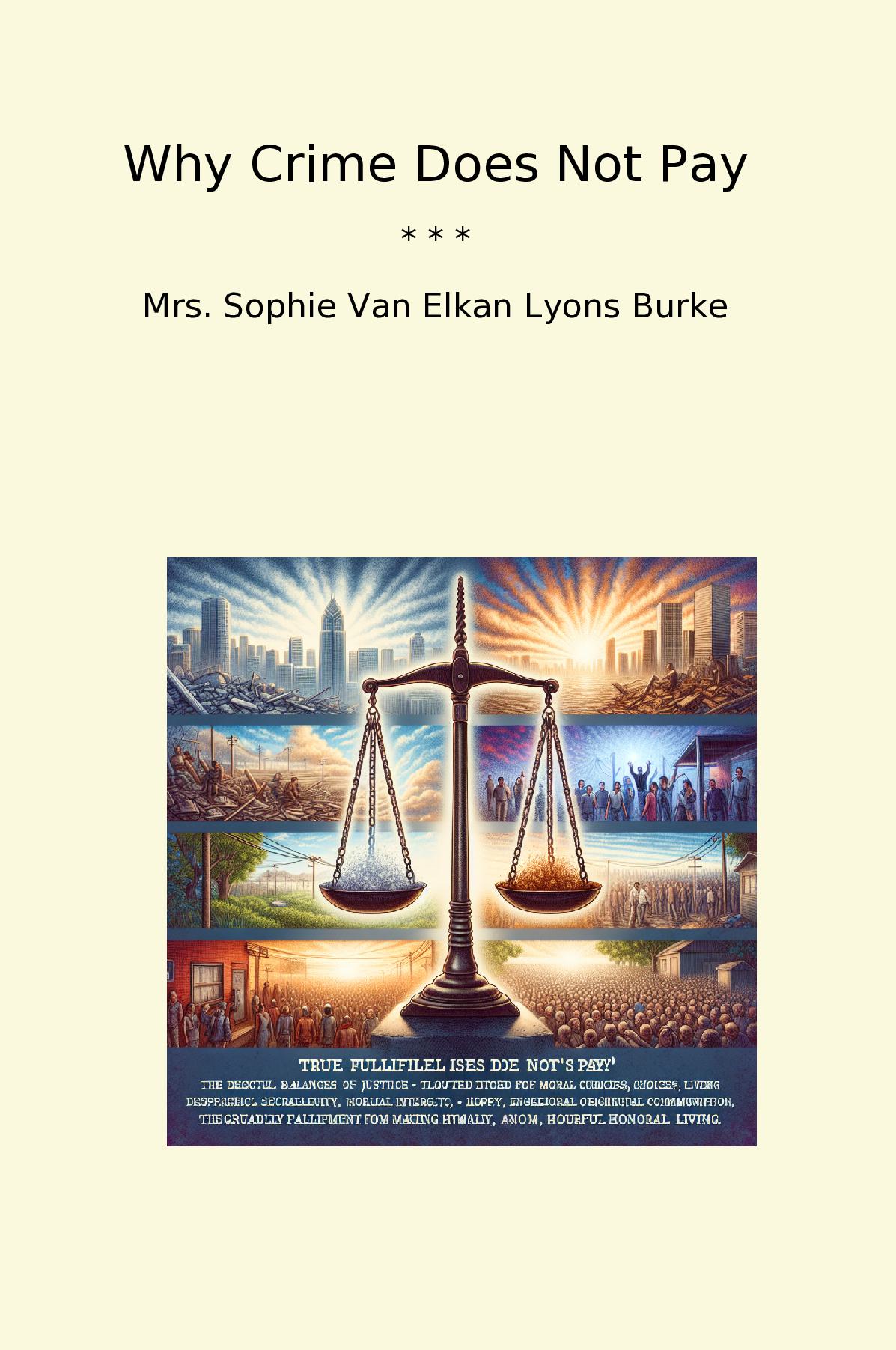 Why Crime Does Not Pay