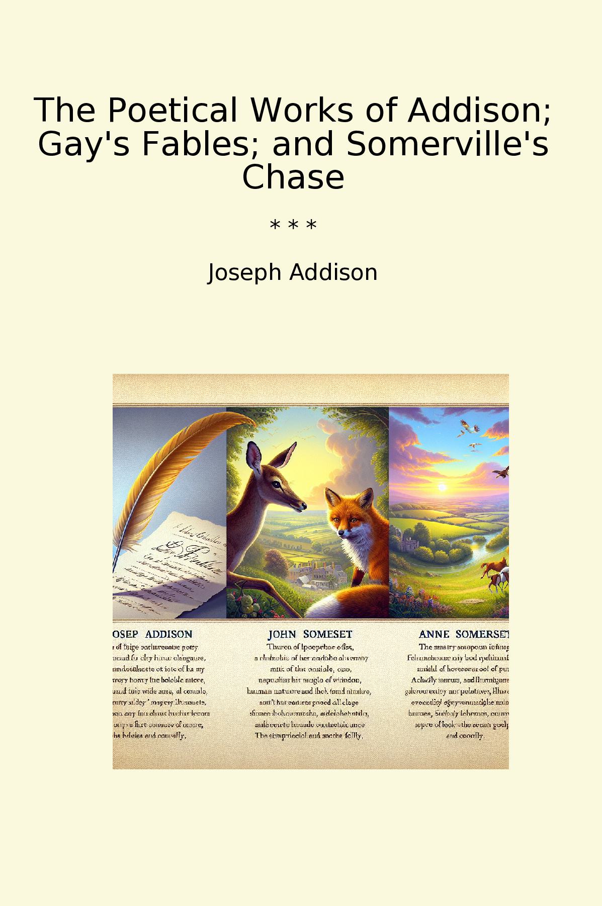 The Poetical Works of Addison; Gay's Fables; and Somerville's Chase