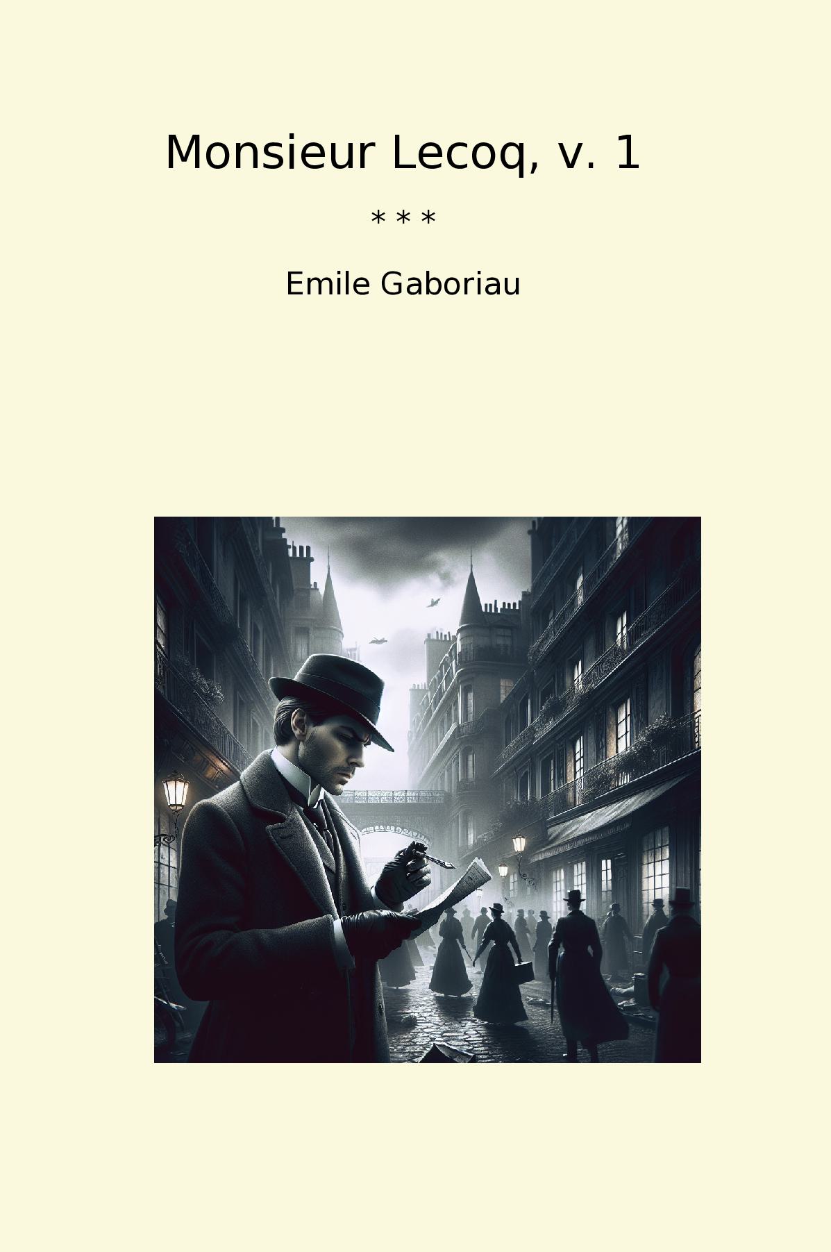 Monsieur Lecoq, v. 1