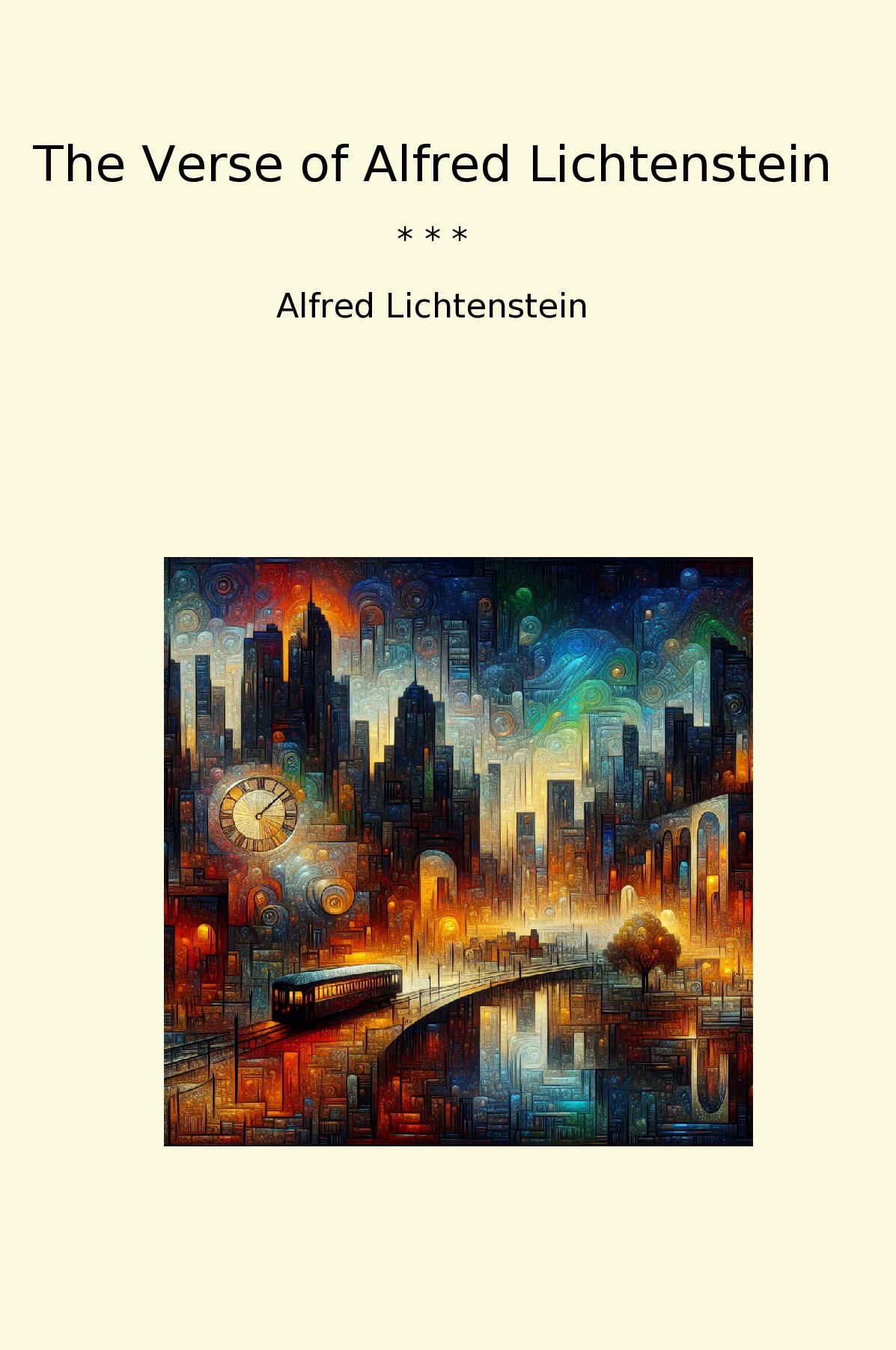 The Verse of Alfred Lichtenstein