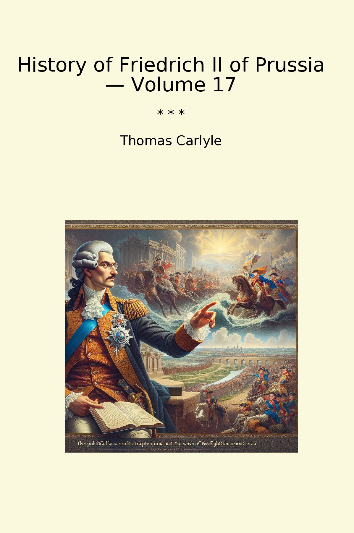 History of Friedrich II of Prussia — Volume 17