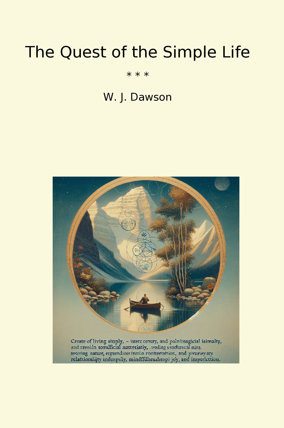 The Quest of the Simple Life