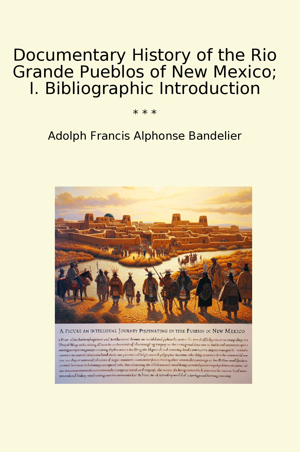 Documentary History of the Rio Grande Pueblos of New Mexico; I. Bibliographic Introduction