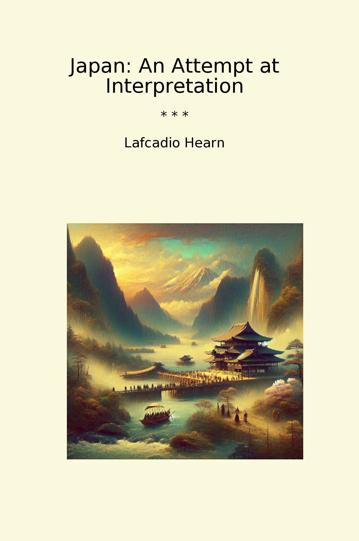 Japan: An Attempt at Interpretation