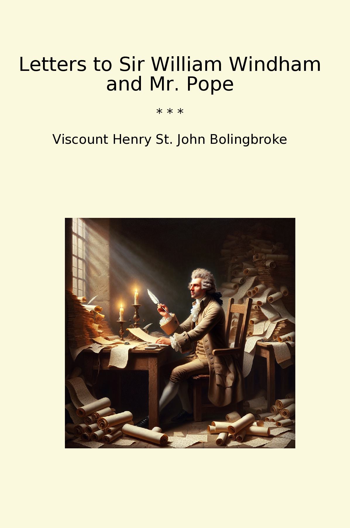 Letters to Sir William Windham and Mr. Pope