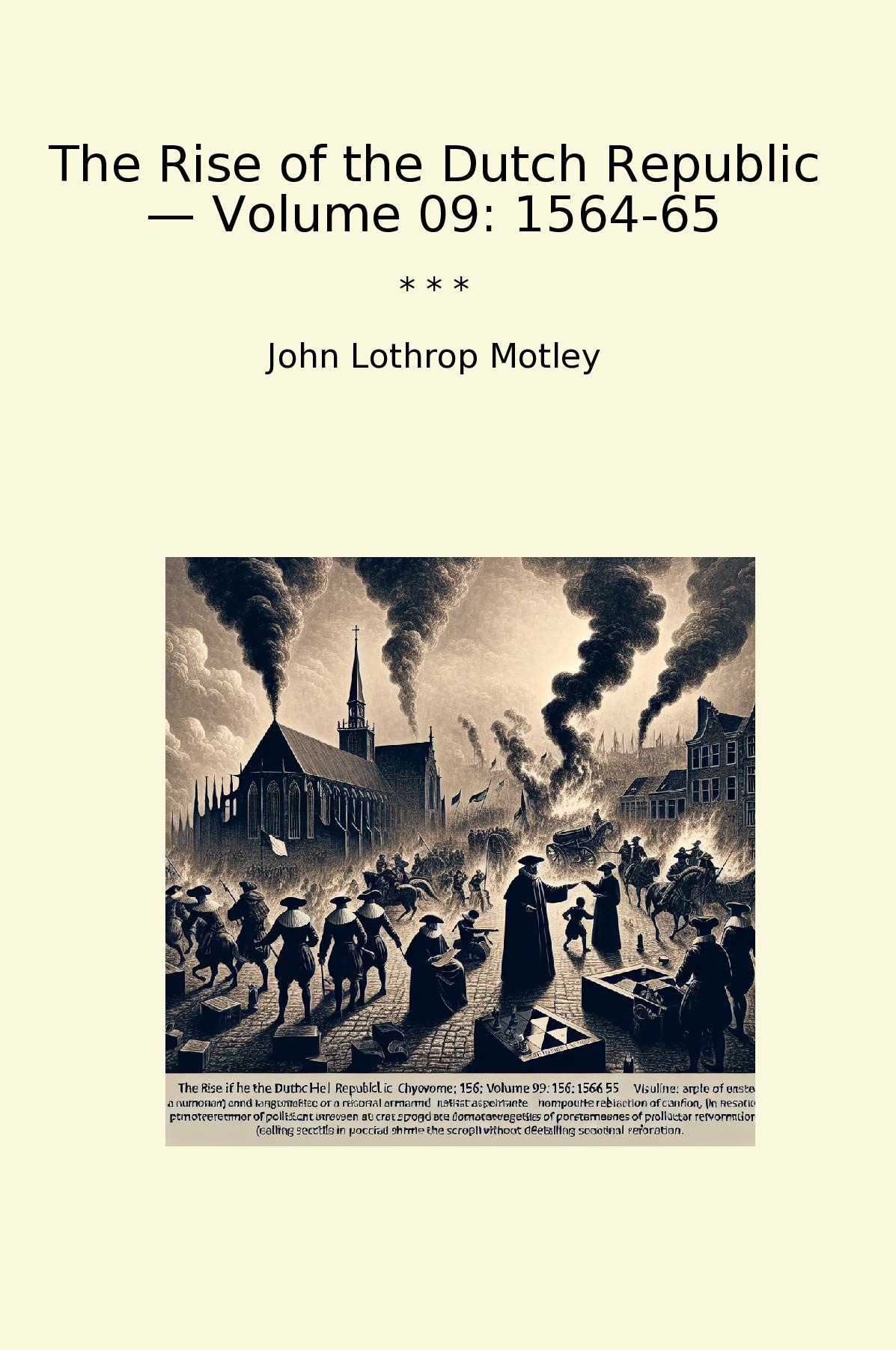 The Rise of the Dutch Republic — Volume 09: 1564-65