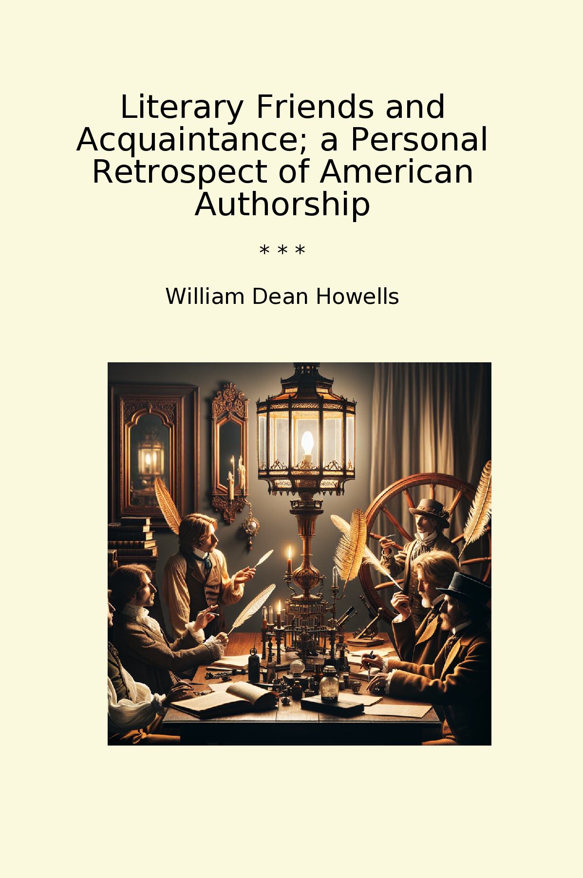 Literary Friends and Acquaintance; a Personal Retrospect of American Authorship
