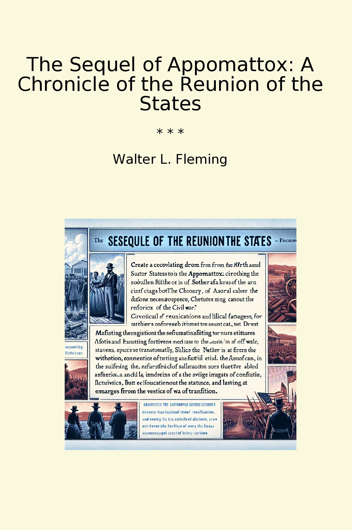 The Sequel of Appomattox: A Chronicle of the Reunion of the States