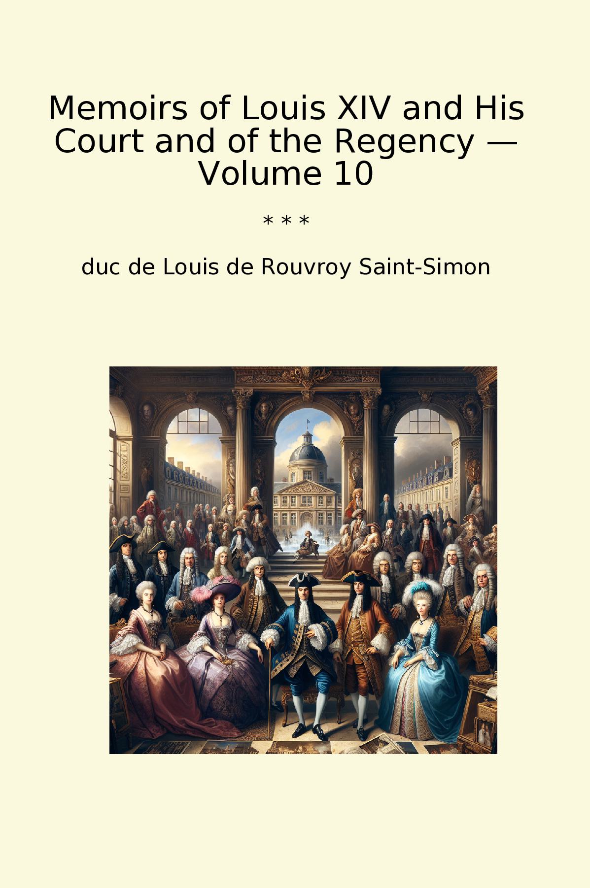 Memoirs of Louis XIV and His Court and of the Regency — Volume 10