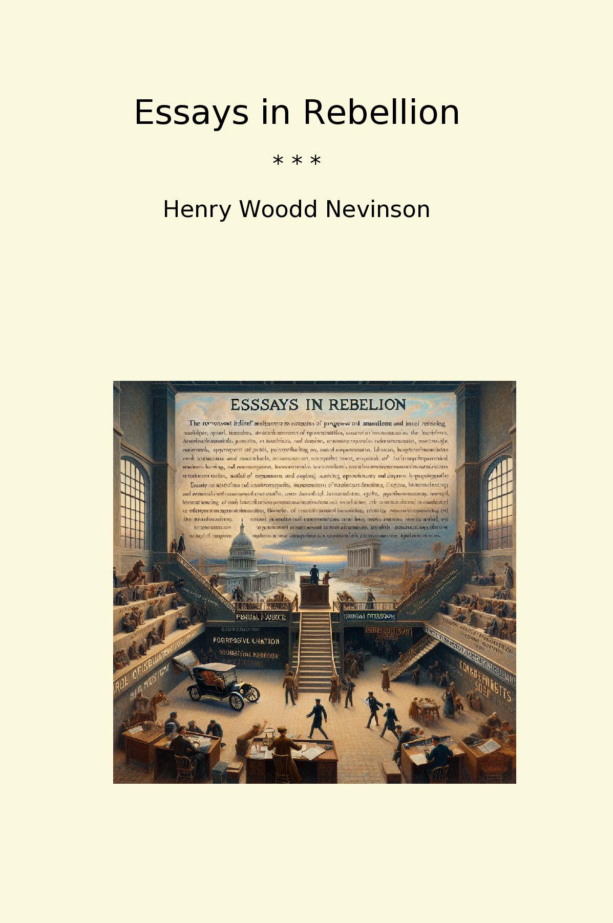 Essays in Rebellion