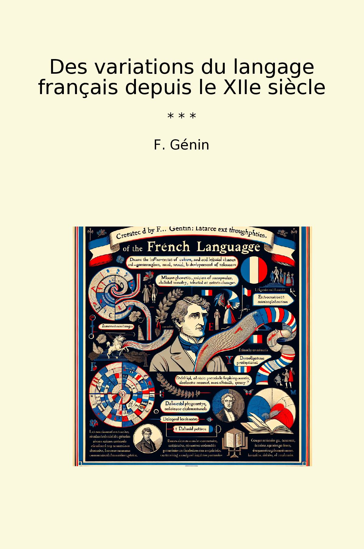 Des variations du langage français depuis le XIIe siècle