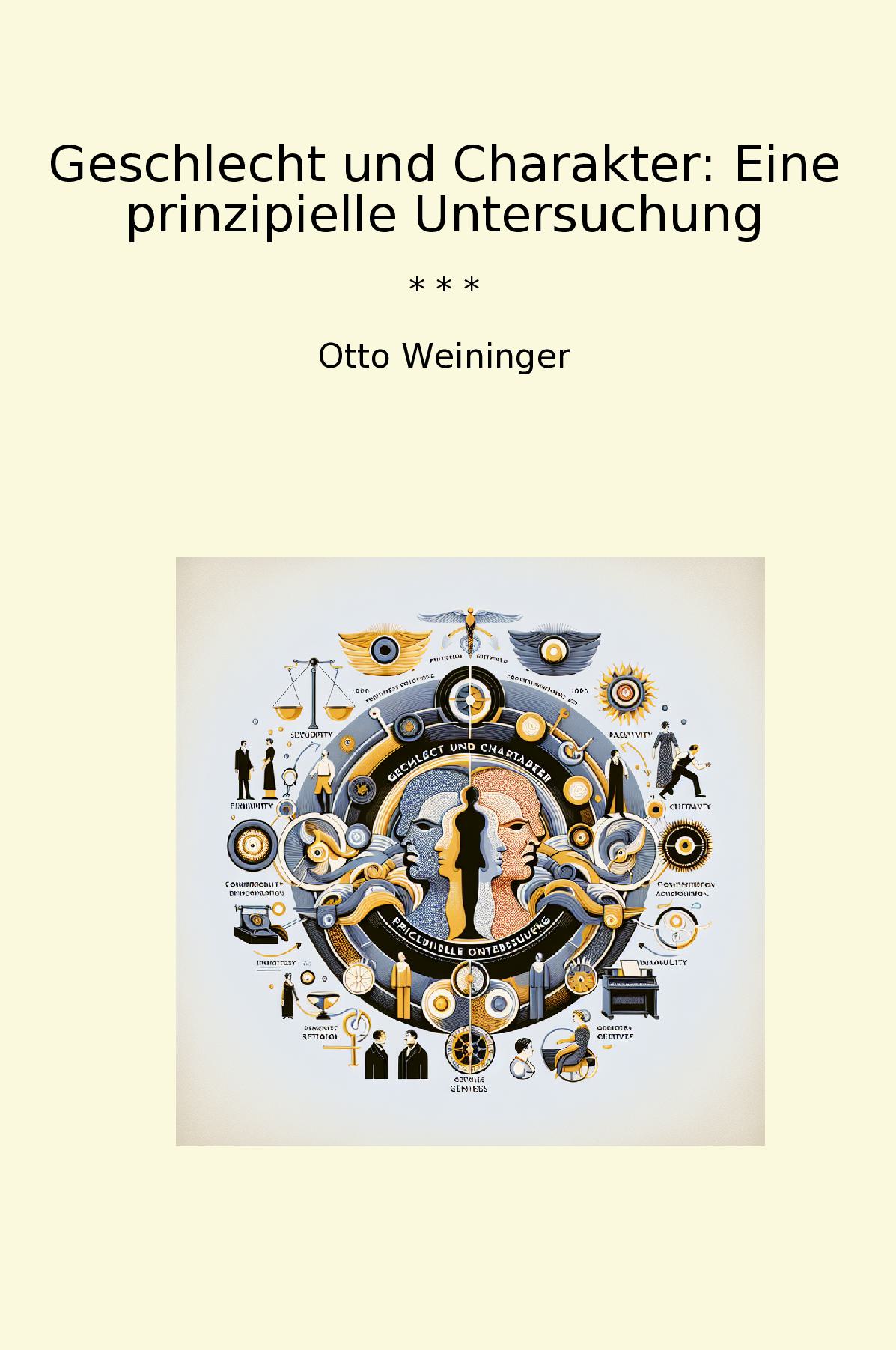 Geschlecht und Charakter: Eine prinzipielle Untersuchung