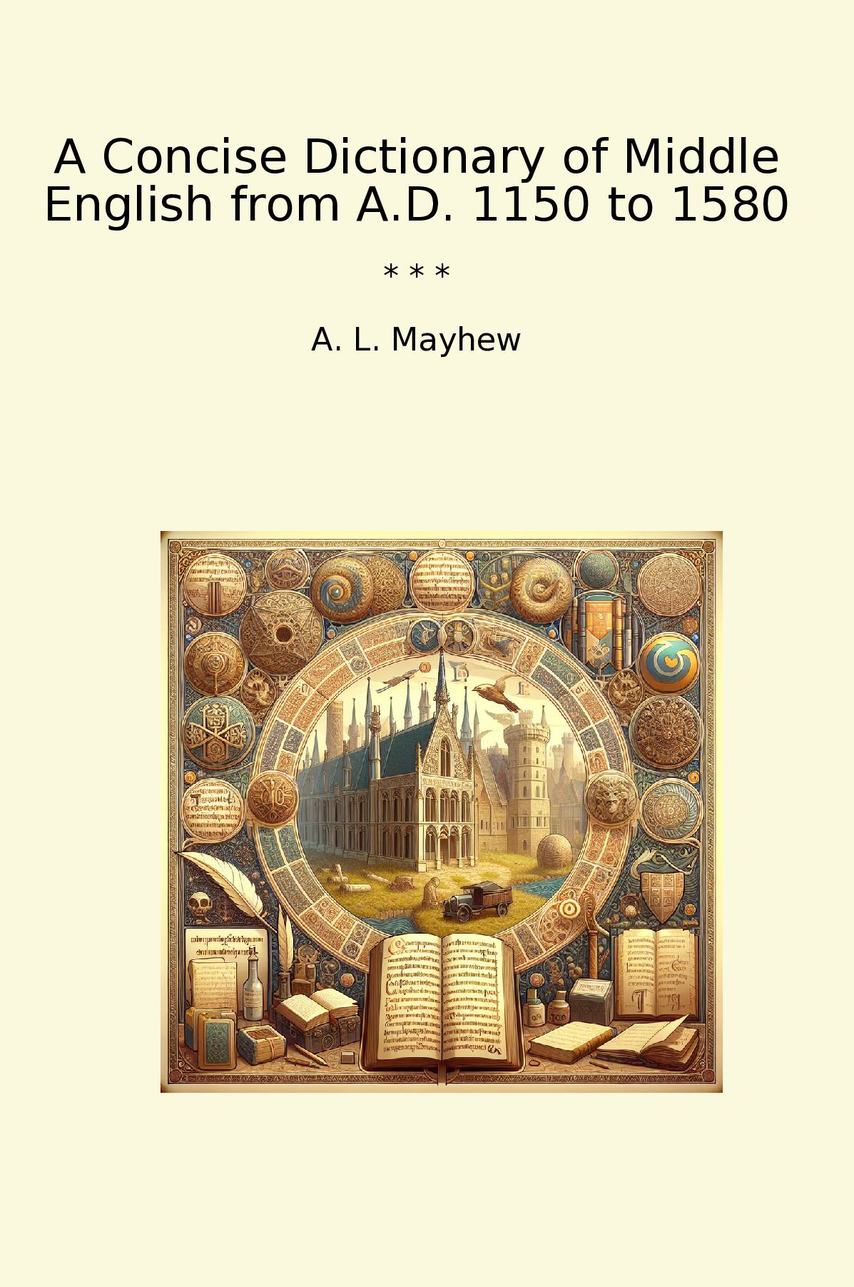 A Concise Dictionary of Middle English from A.D. 1150 to 1580