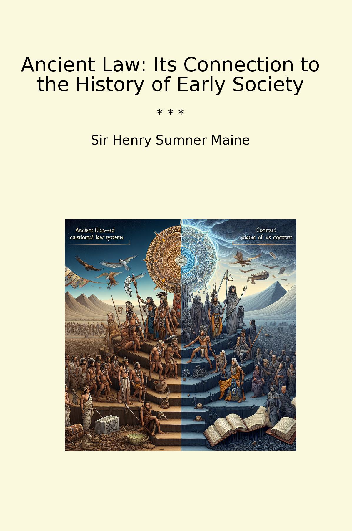 Ancient Law: Its Connection to the History of Early Society