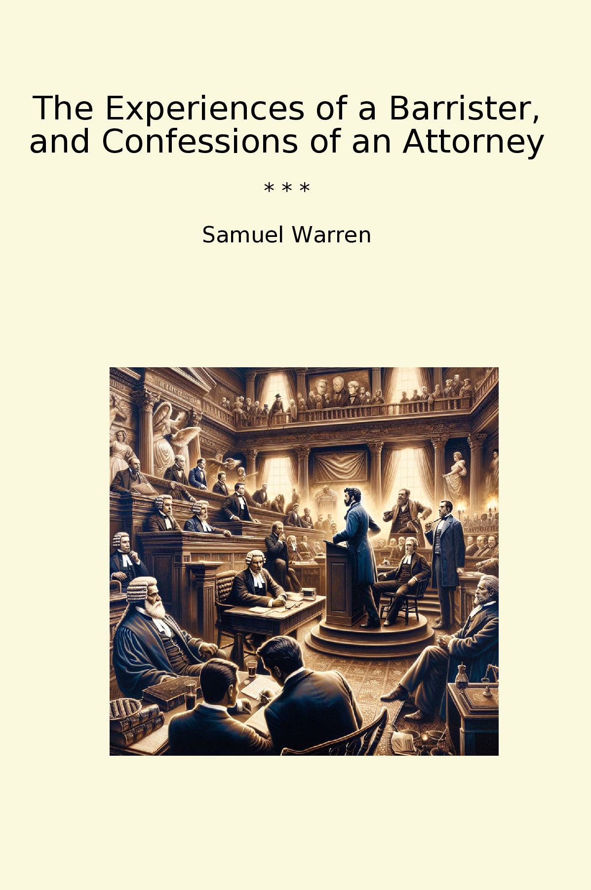 The Experiences of a Barrister, and Confessions of an Attorney