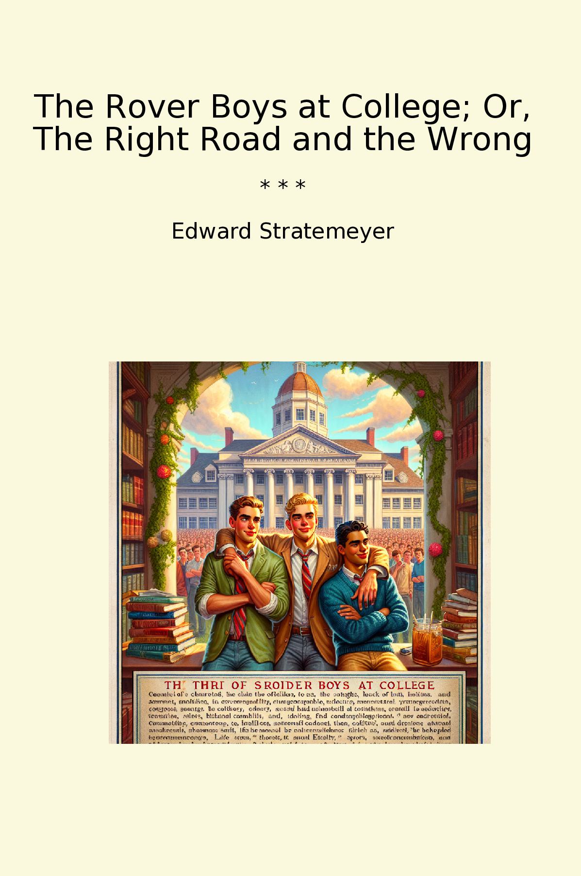 The Rover Boys at College; Or, The Right Road and the Wrong