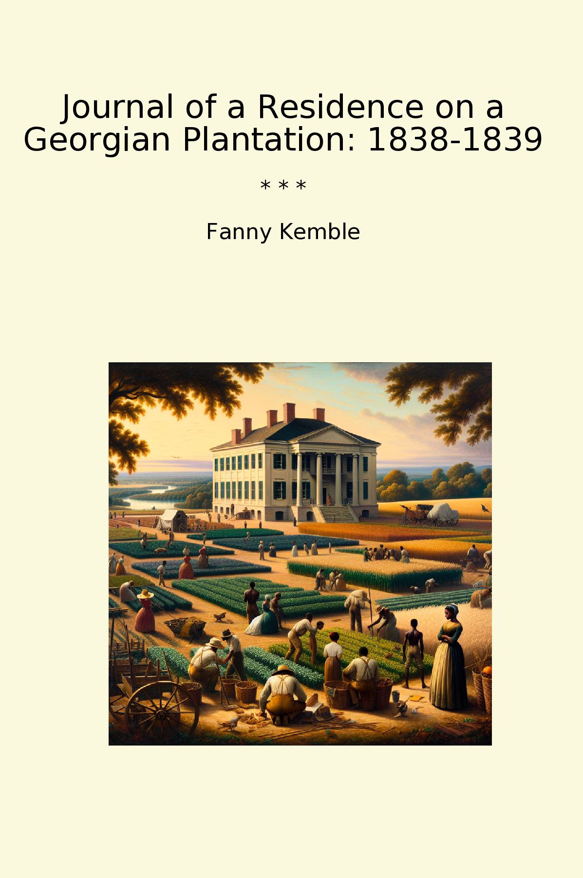 Journal of a Residence on a Georgian Plantation: 1838-1839