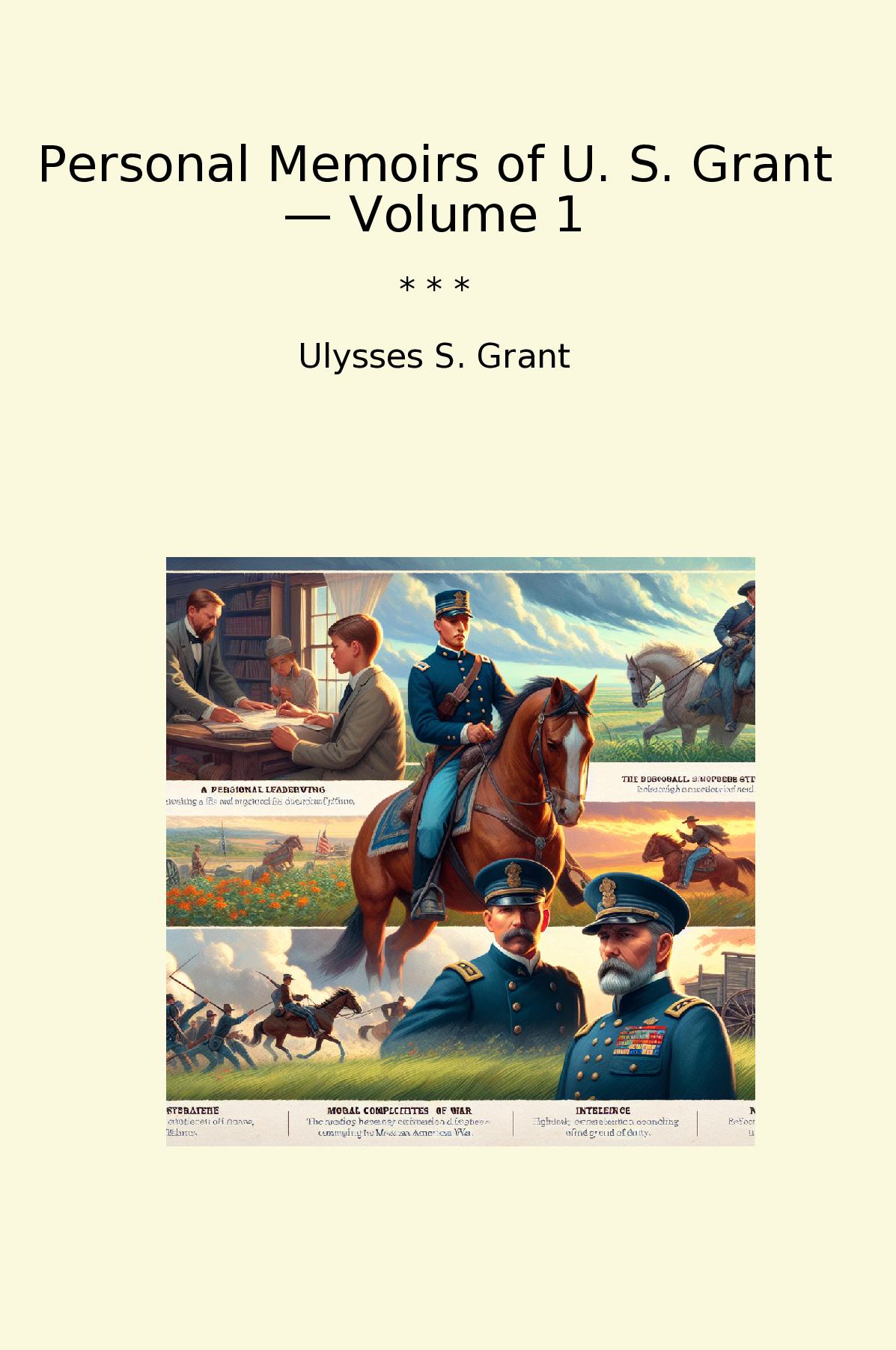 Personal Memoirs of U. S. Grant — Volume 1
