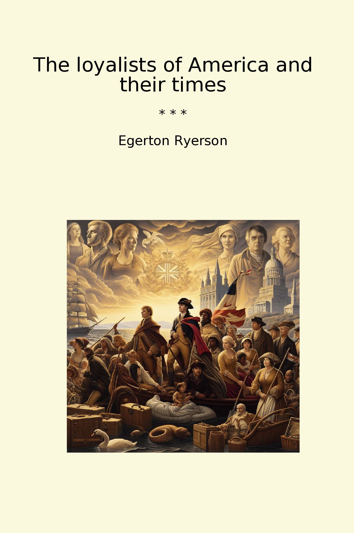 The loyalists of America and their times