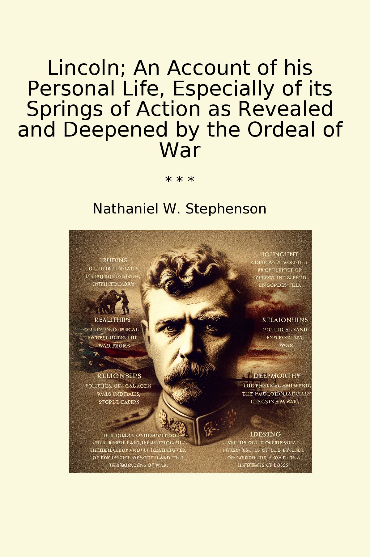 Lincoln; An Account of his Personal Life, Especially of its Springs of Action as Revealed and Deepened by the Ordeal of War