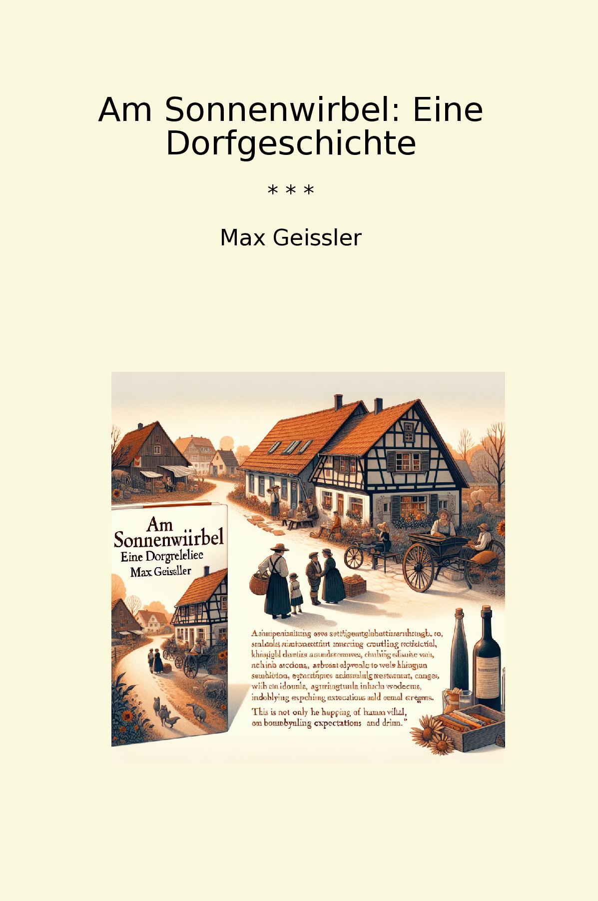 Am Sonnenwirbel: Eine Dorfgeschichte