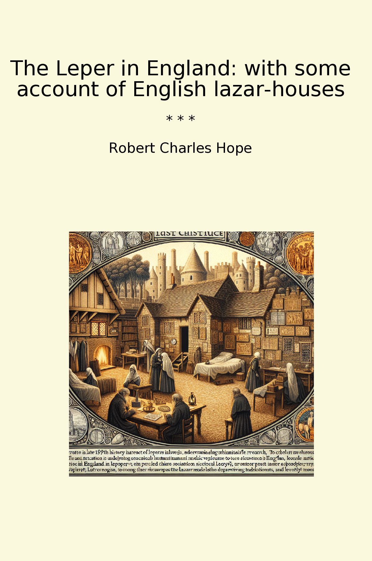 The Leper in England: with some account of English lazar-houses