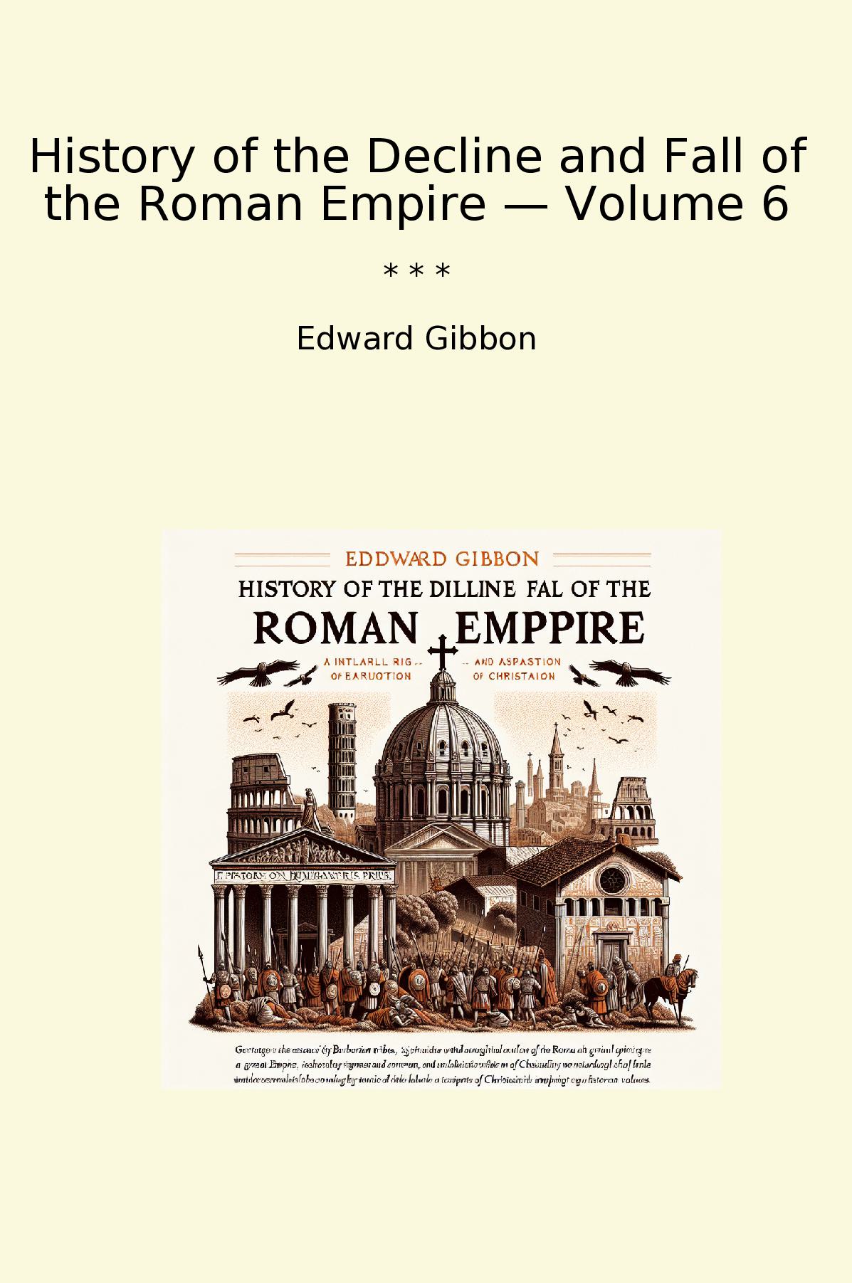 History of the Decline and Fall of the Roman Empire — Volume 6