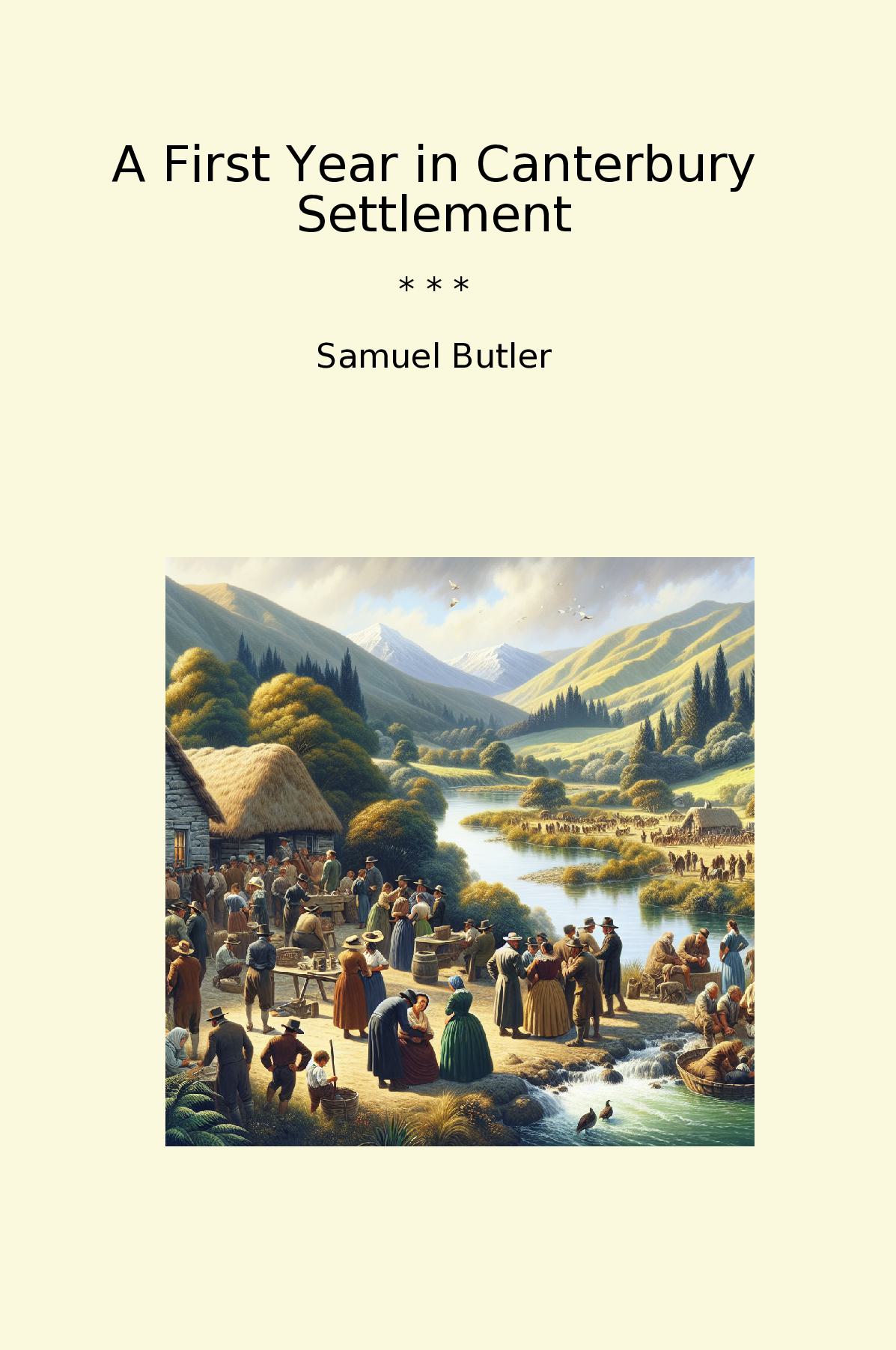 A First Year in Canterbury Settlement