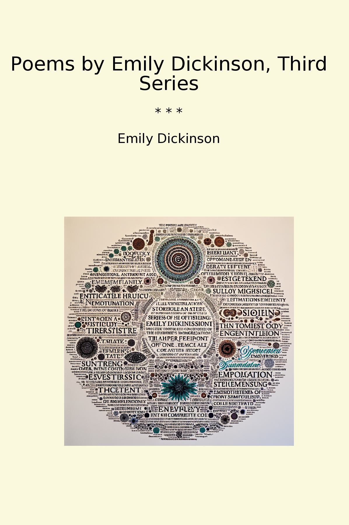 Poems by Emily Dickinson, Third Series