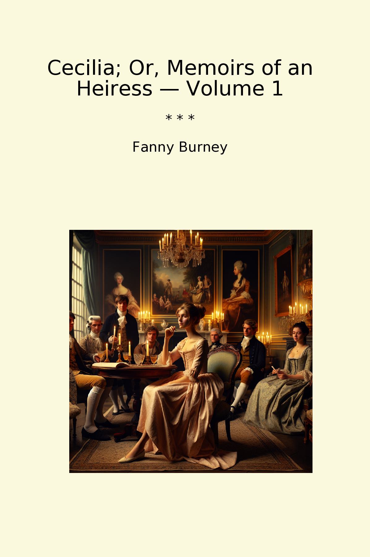 Cecilia; Or, Memoirs of an Heiress — Volume 1