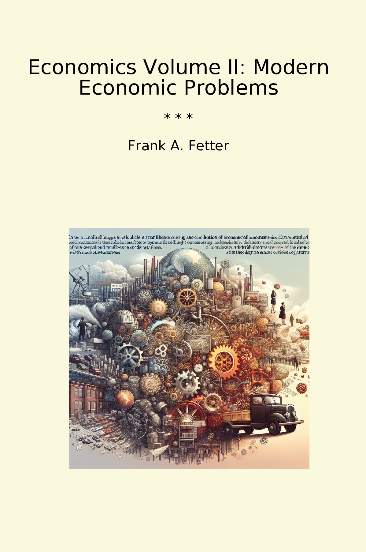 Economics Volume II: Modern Economic Problems