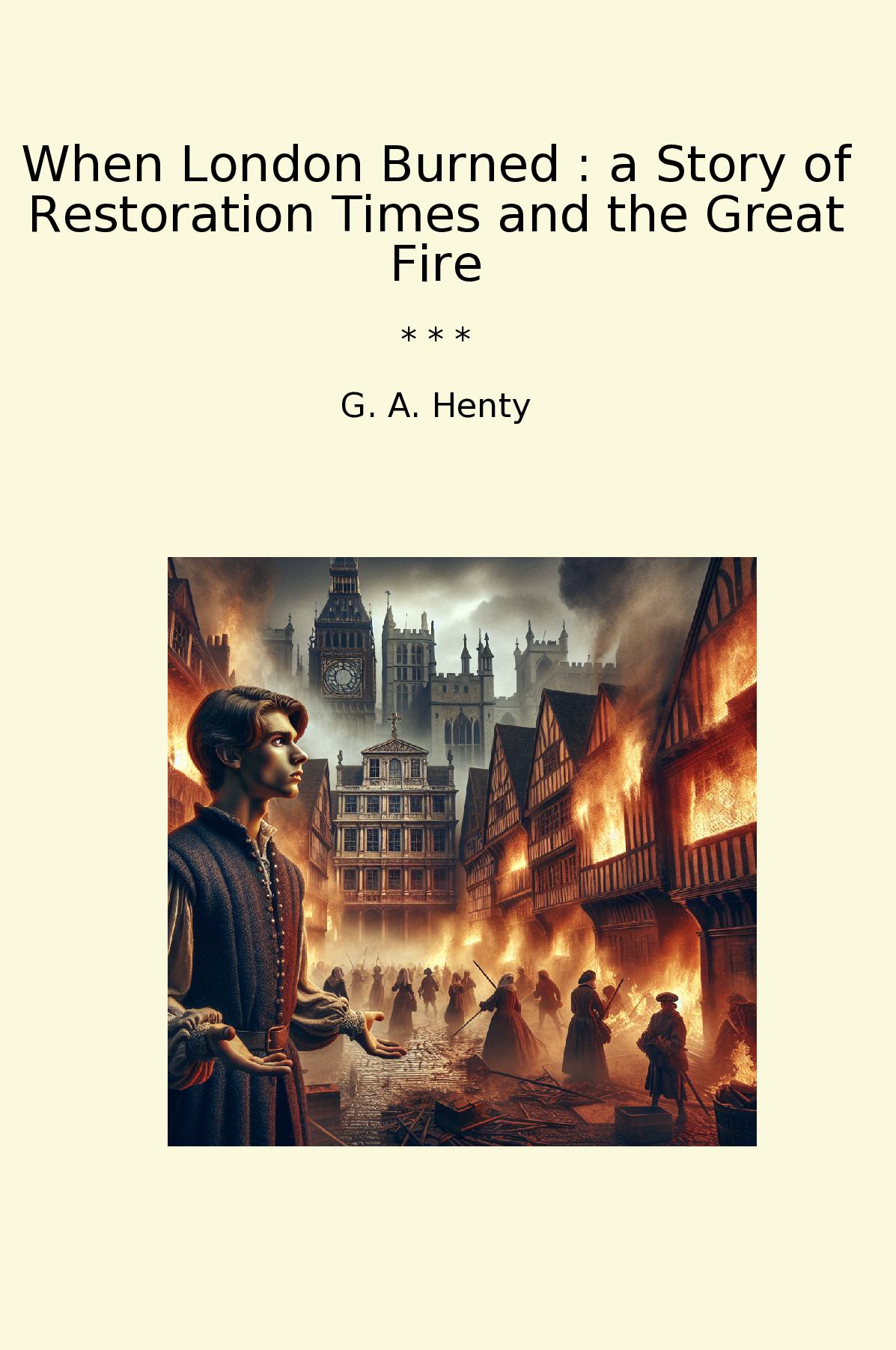 When London Burned : a Story of Restoration Times and the Great Fire