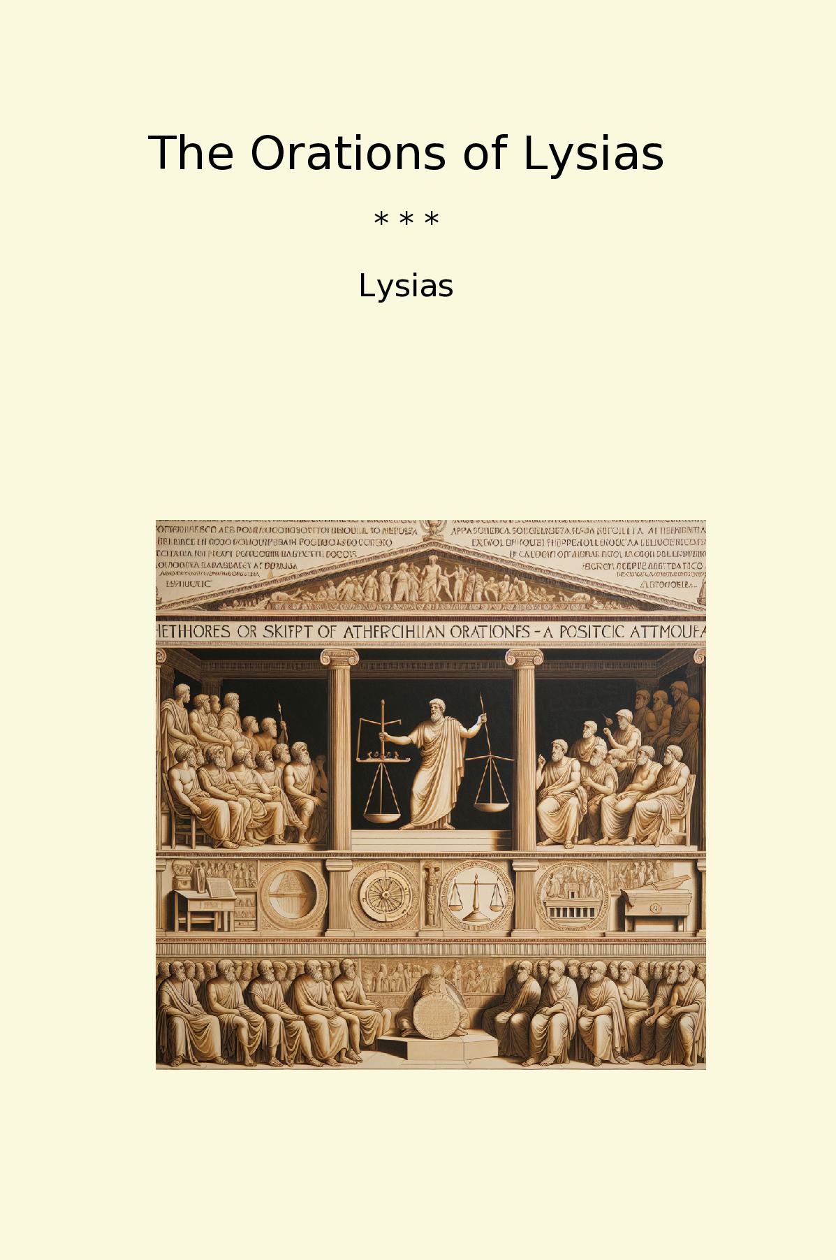 The Orations of Lysias