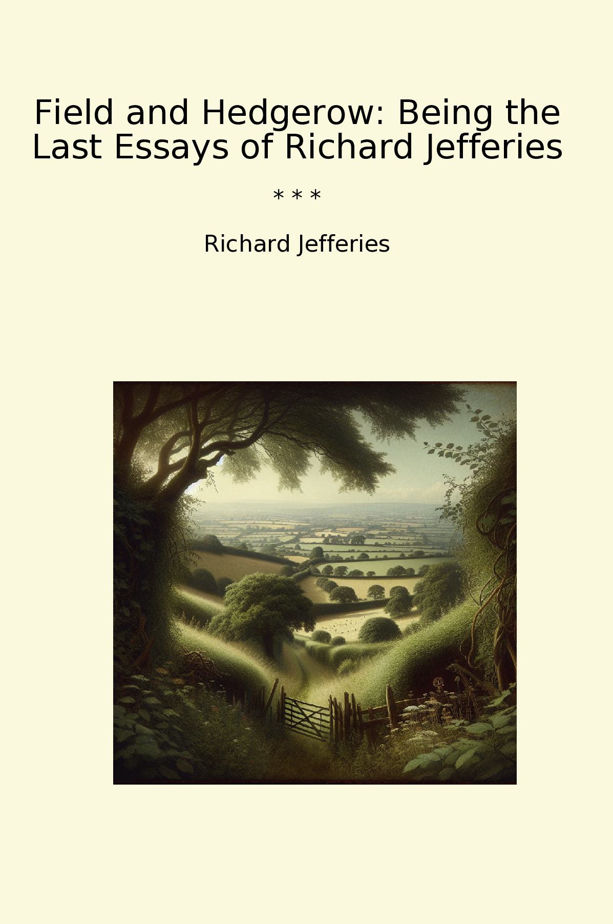 Field and Hedgerow: Being the Last Essays of Richard Jefferies