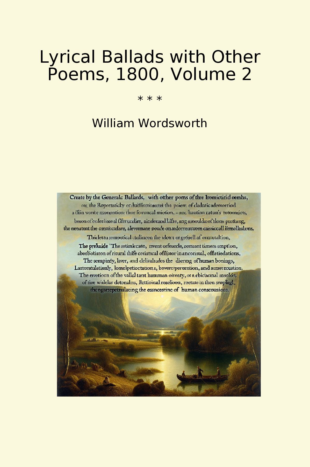 Lyrical Ballads with Other Poems, 1800, Volume 2