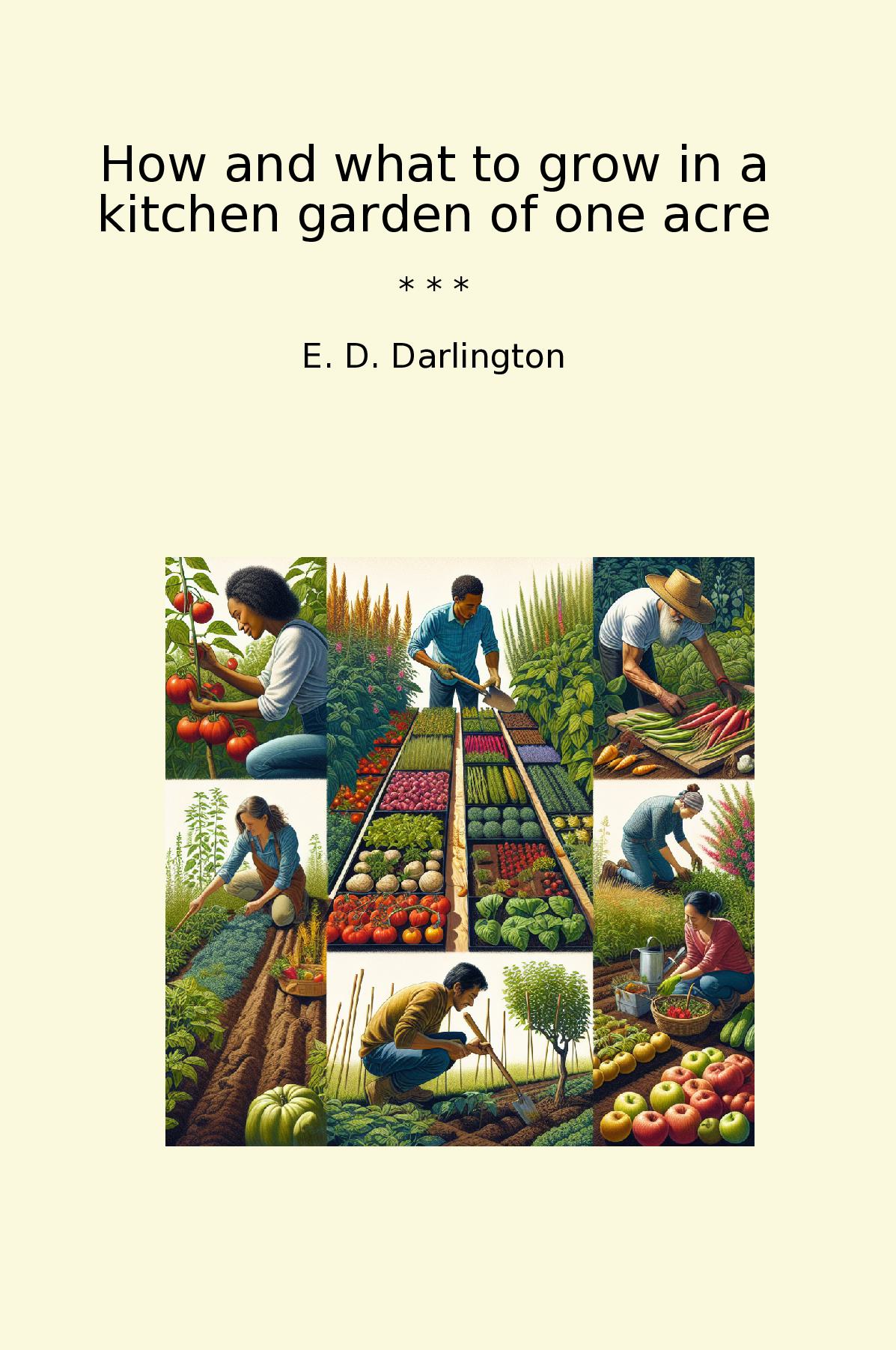 How and what to grow in a kitchen garden of one acre