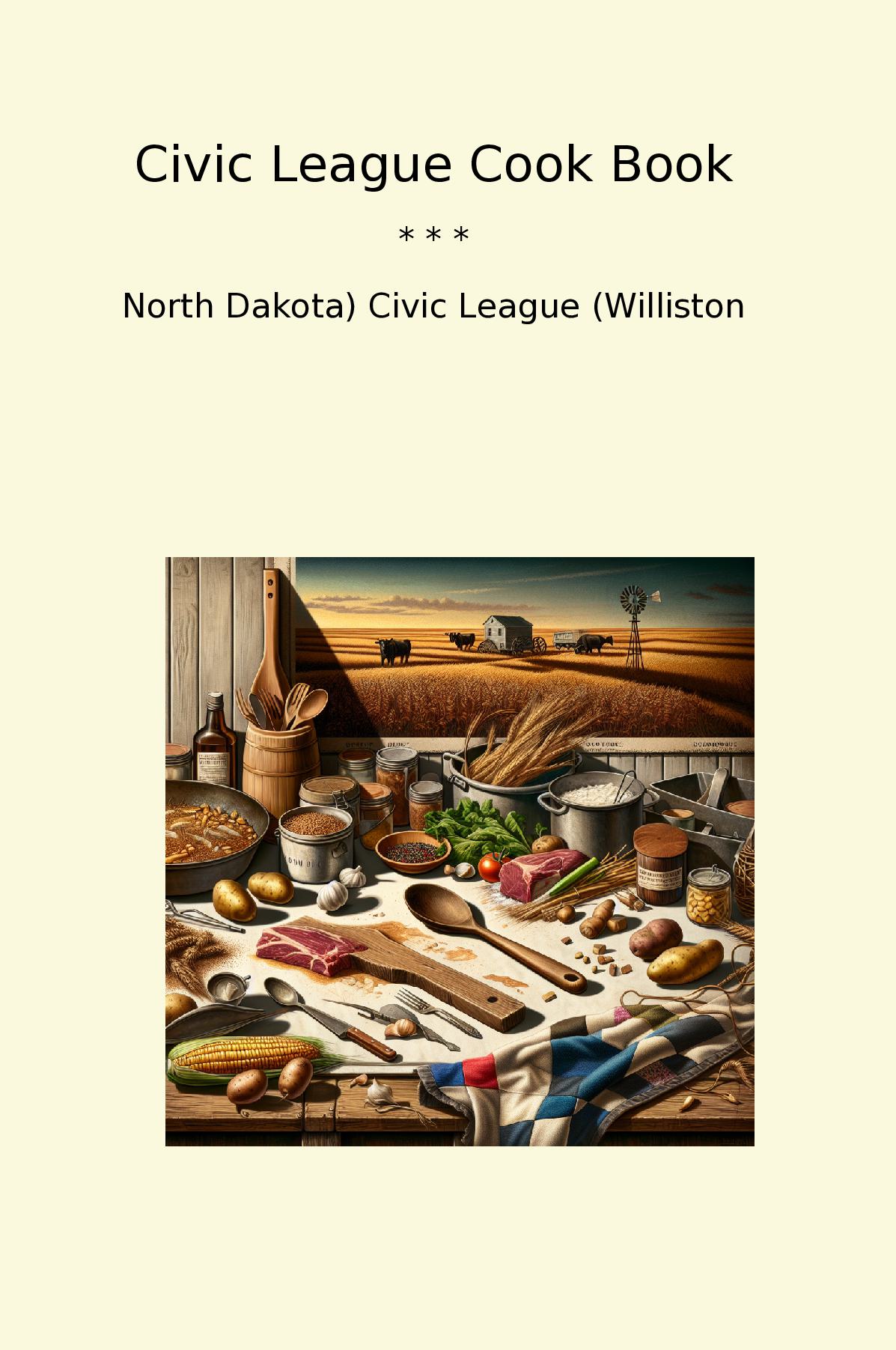 Civic League Cook Book