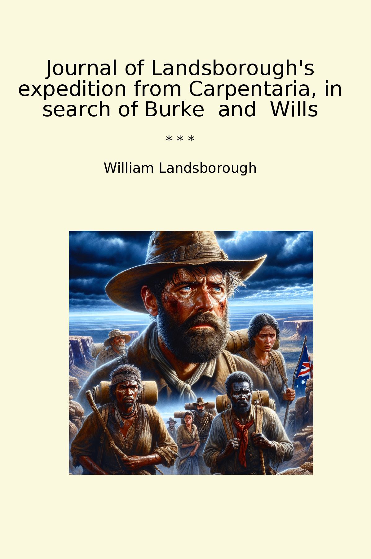 Journal of Landsborough's expedition from Carpentaria, in search of Burke  and  Wills