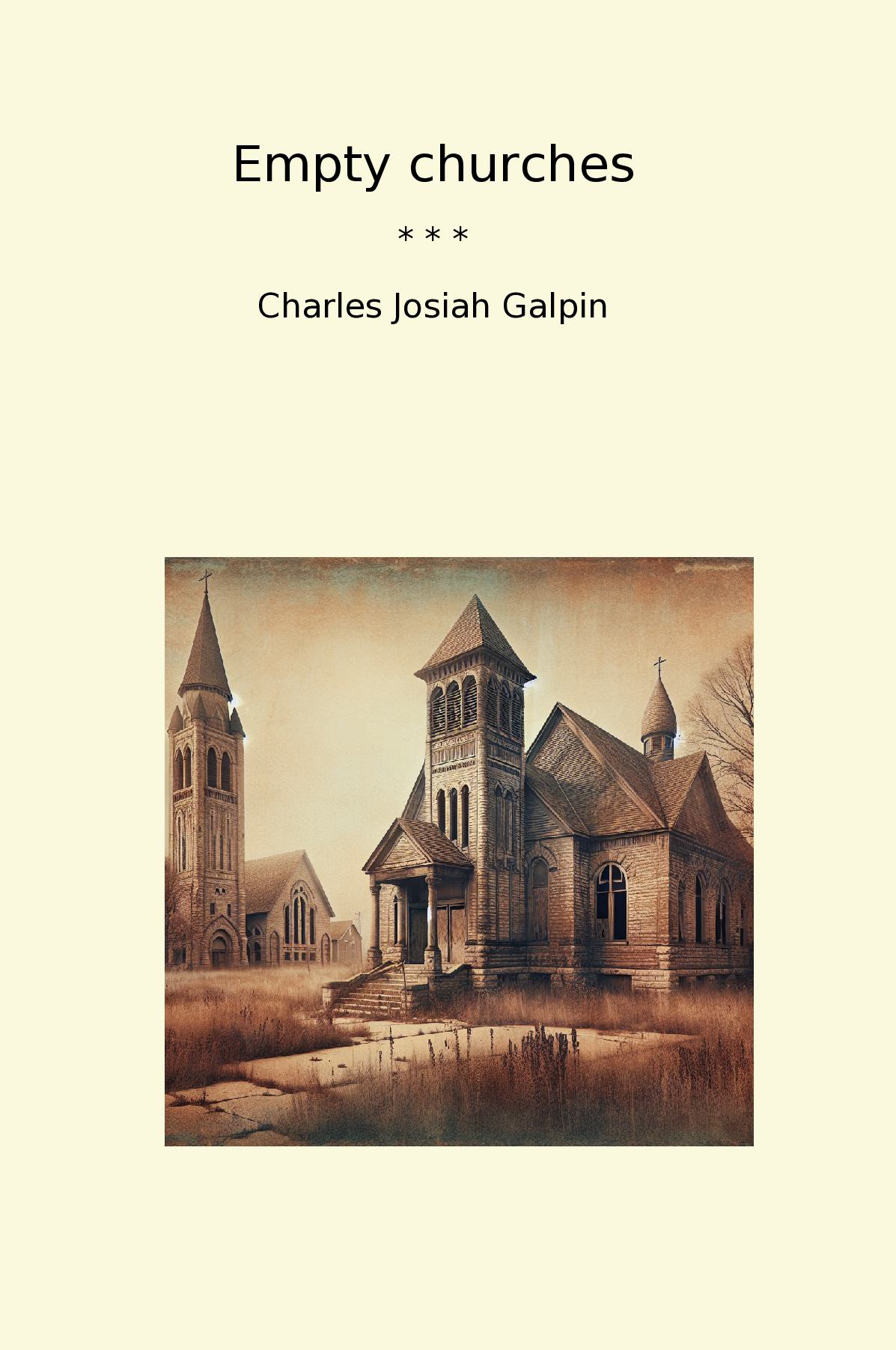 Empty churches