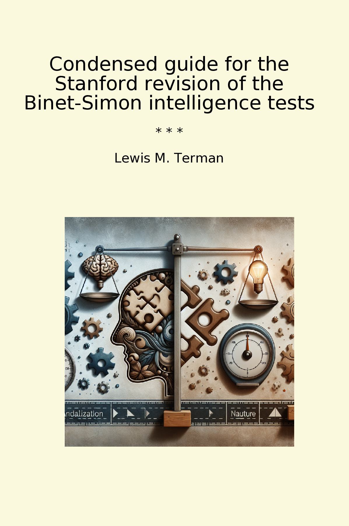 Condensed guide for the Stanford revision of the Binet-Simon intelligence tests